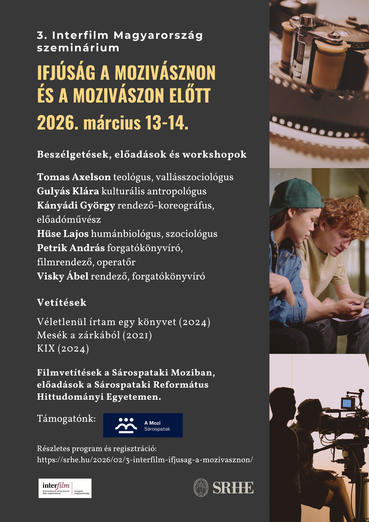 Interfilm támogató logóval