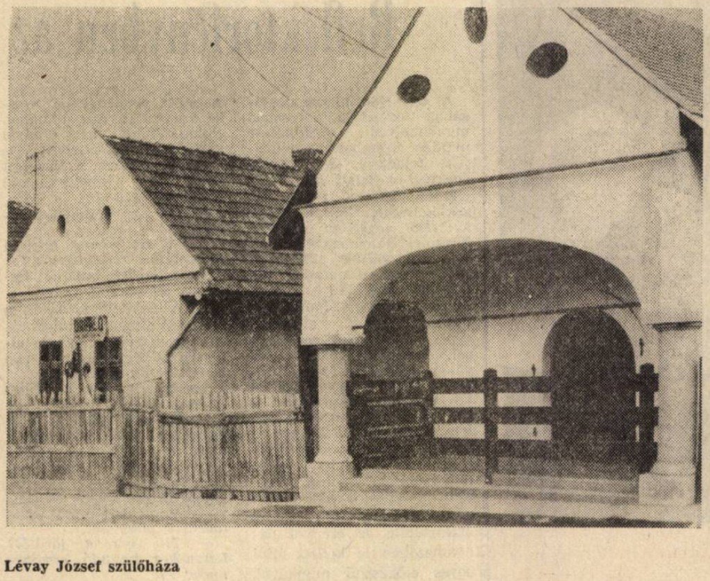 Levay_József_szulohaza_sajoszentpeter_hu