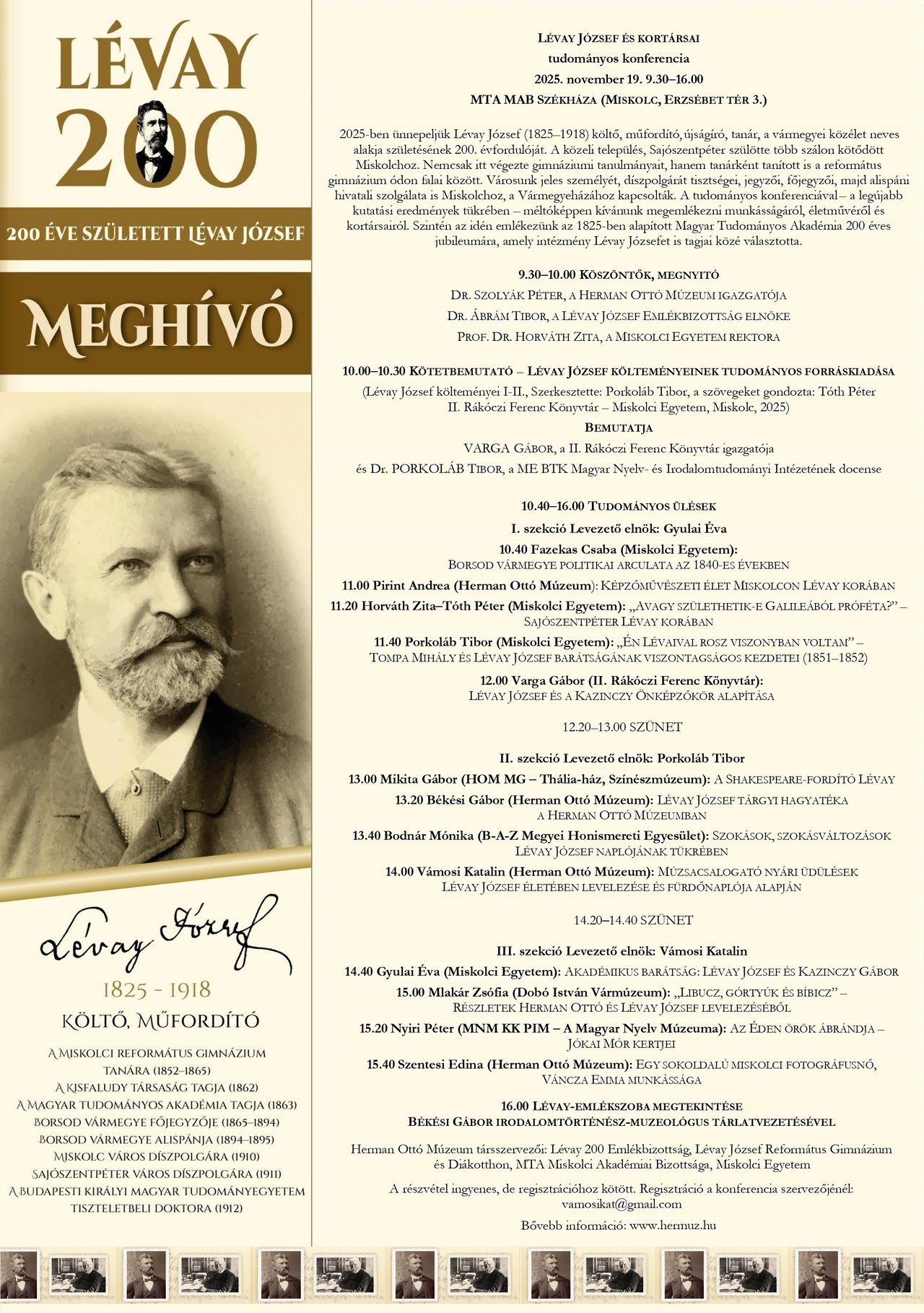 Meghívó Lévay konferencia_2025_11_19 png