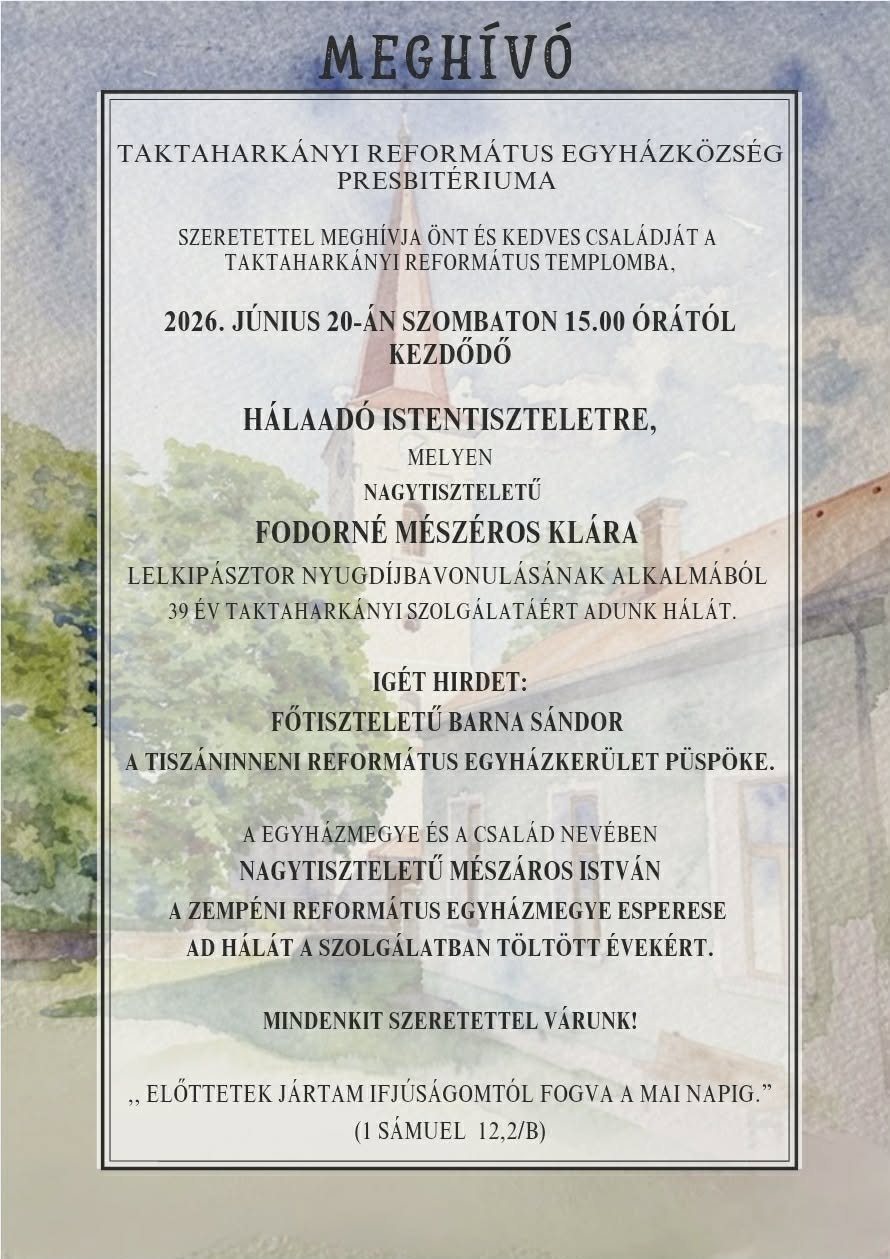 Meghívó Taktaharkány