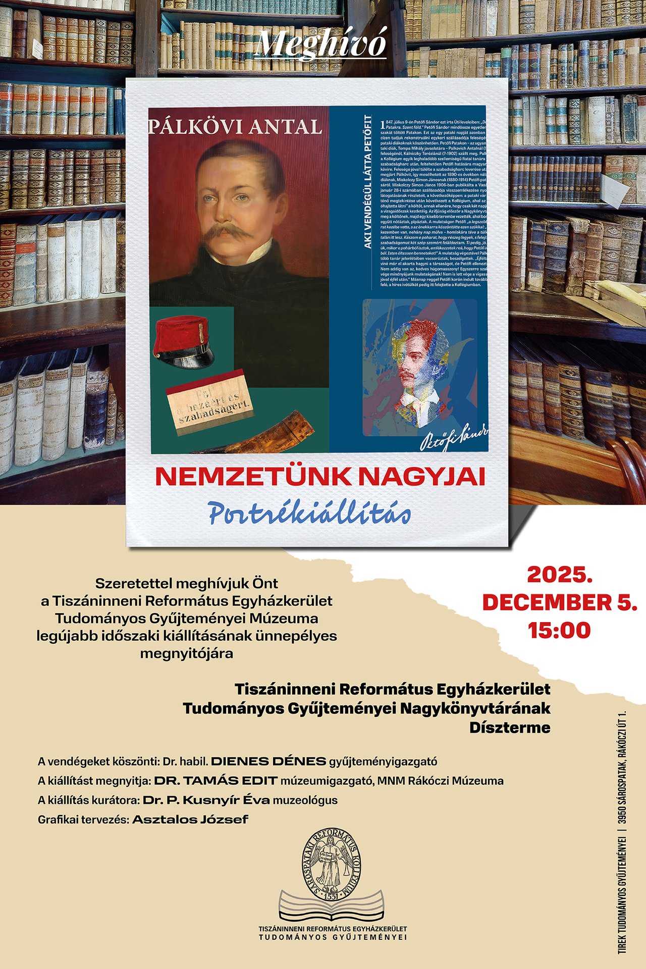 Nemzetünk nagyjai portrékiállítás